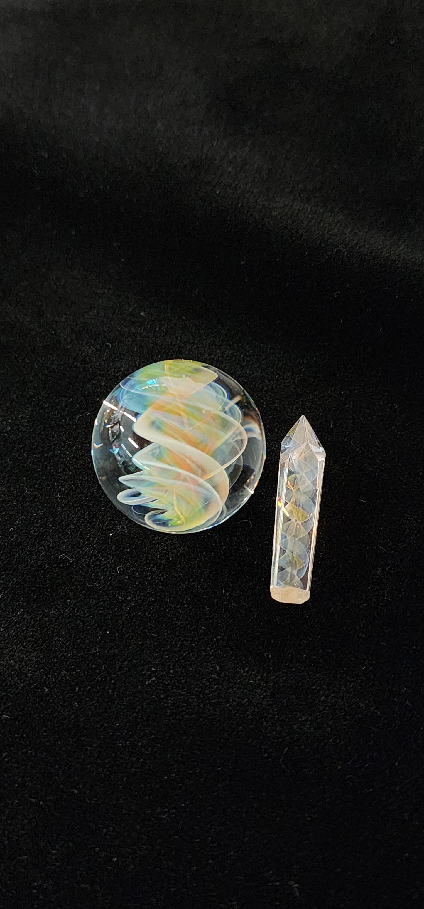 Pandemic Glass Marble & Pillar Set