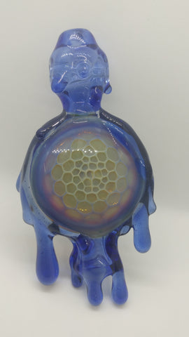 Beak Glass Honeycomb Chillum Pendy